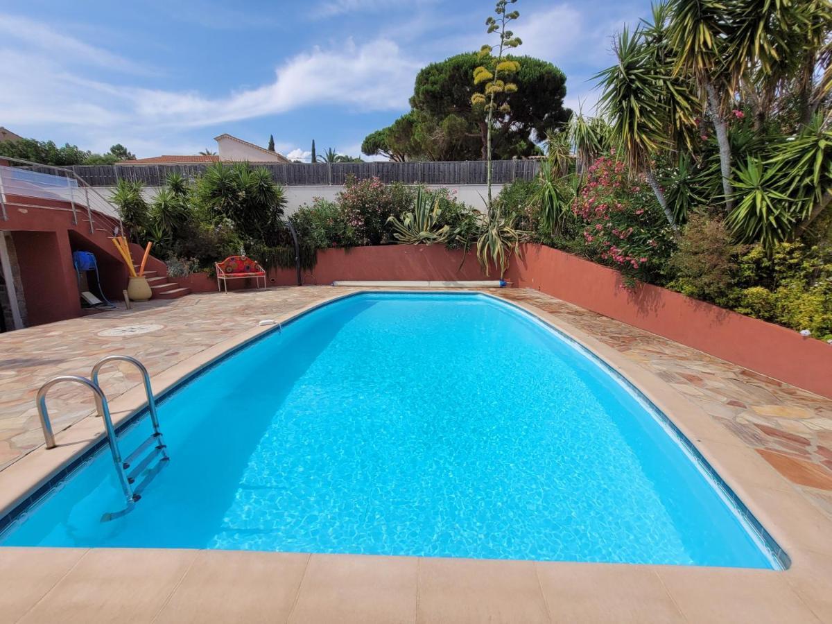 Villa Palm' Issambres 6-7 Personnes, Clim, Avec Piscine, Jardin Et Parking Prives La Garonnette-Plage Екстериор снимка