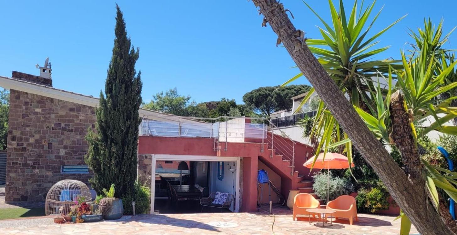 Villa Palm' Issambres 6-7 Personnes, Clim, Avec Piscine, Jardin Et Parking Prives La Garonnette-Plage Екстериор снимка